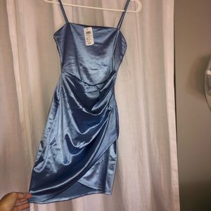 Windsor Fitted Blue Mini Dress